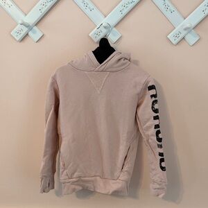 nununu Hoodie Sweatshirt w face mask cover Size 4T